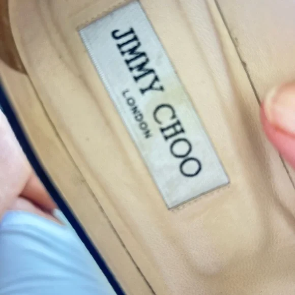 Jimmy Choo Black Suede Heels - Picture 5 of 8